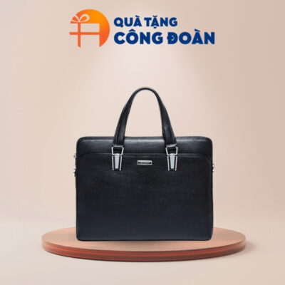 Cặp da in logo quà tặng công đoàn kích thước 38x28x6cm CD-04