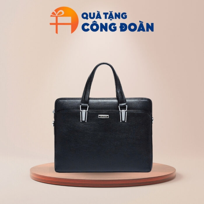 Cặp da in logo quà tặng công đoàn kích thước 38x28x6cm CD-04