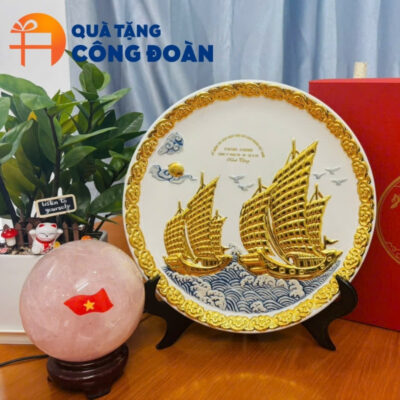 Hình ảnh thực tế của đĩa biểu trưng in logo