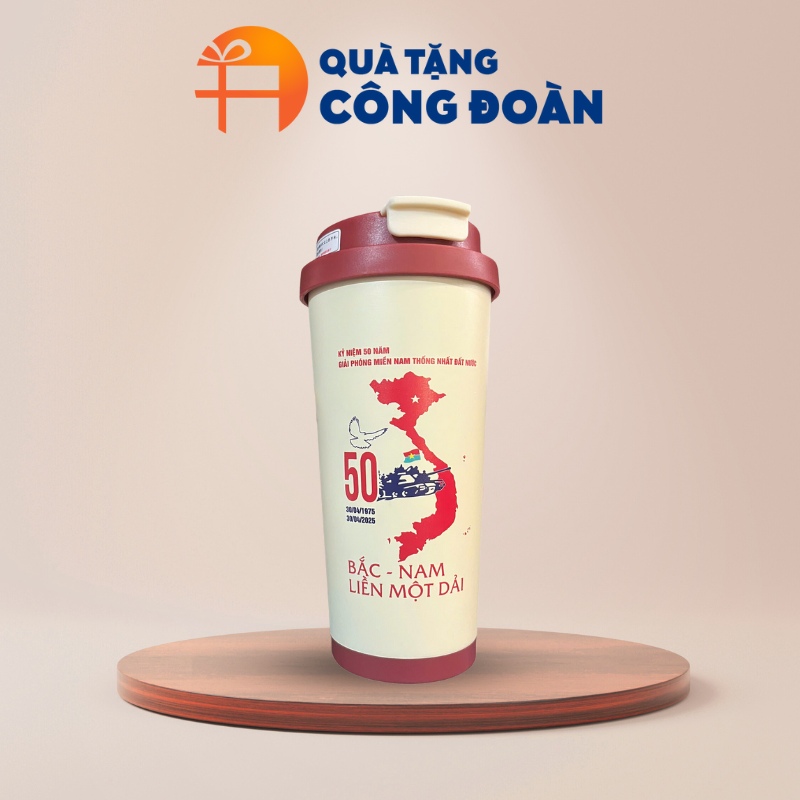 Ly giữ nhiệt Inox 500ml in logo quà tặng đại hội LGN-03