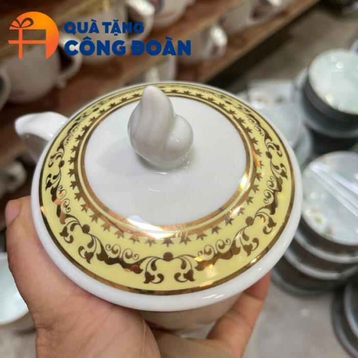 Quà tặng Đại hội Đại biểu ly sứ in logo dung tích 350ml CS-12 - Hình ảnh 5