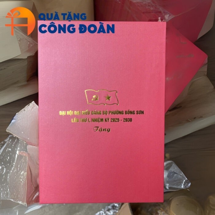 Quà tặng Đại hội đồng hồ để bàn in logo đế gỗ 16x21cm DH-07 - Hình ảnh 4