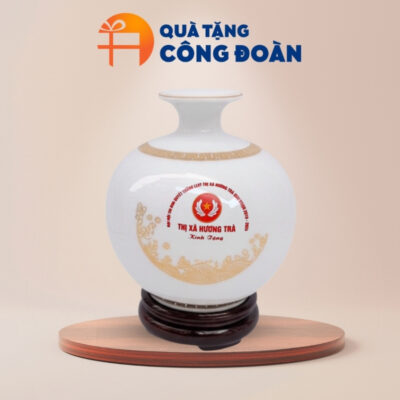 Bình hút lộc in logo quà tặng Đại hội vẽ vàng thuận buồm xuôi gió BHL-11