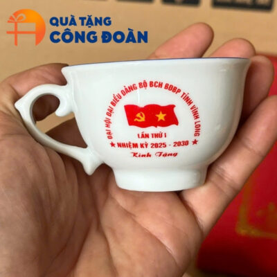 Alternative view of Bộ ấm trà in logo dáng thần đèn quà tặng Đại hội Đại biểu AC-17