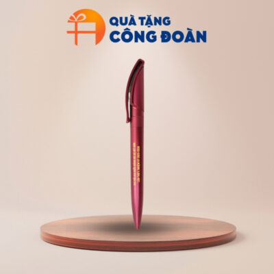 Quà tặng Đại hội Đại biểu in logo bút bi nhựa 14cm BK-06