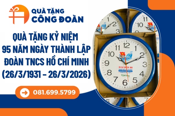 quà tặng in logo kỷ niệm 95 năm ngày thành lập Đoàn TNCS