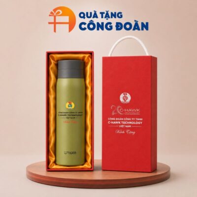 Bình Giữ Nhiệt Inox 304 500ml In Logo Quà Tặng Công Đoàn BGN-15
