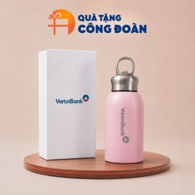 Bình giữ nhiệt inox 304 200ml in logo quà tặng Công đoàn